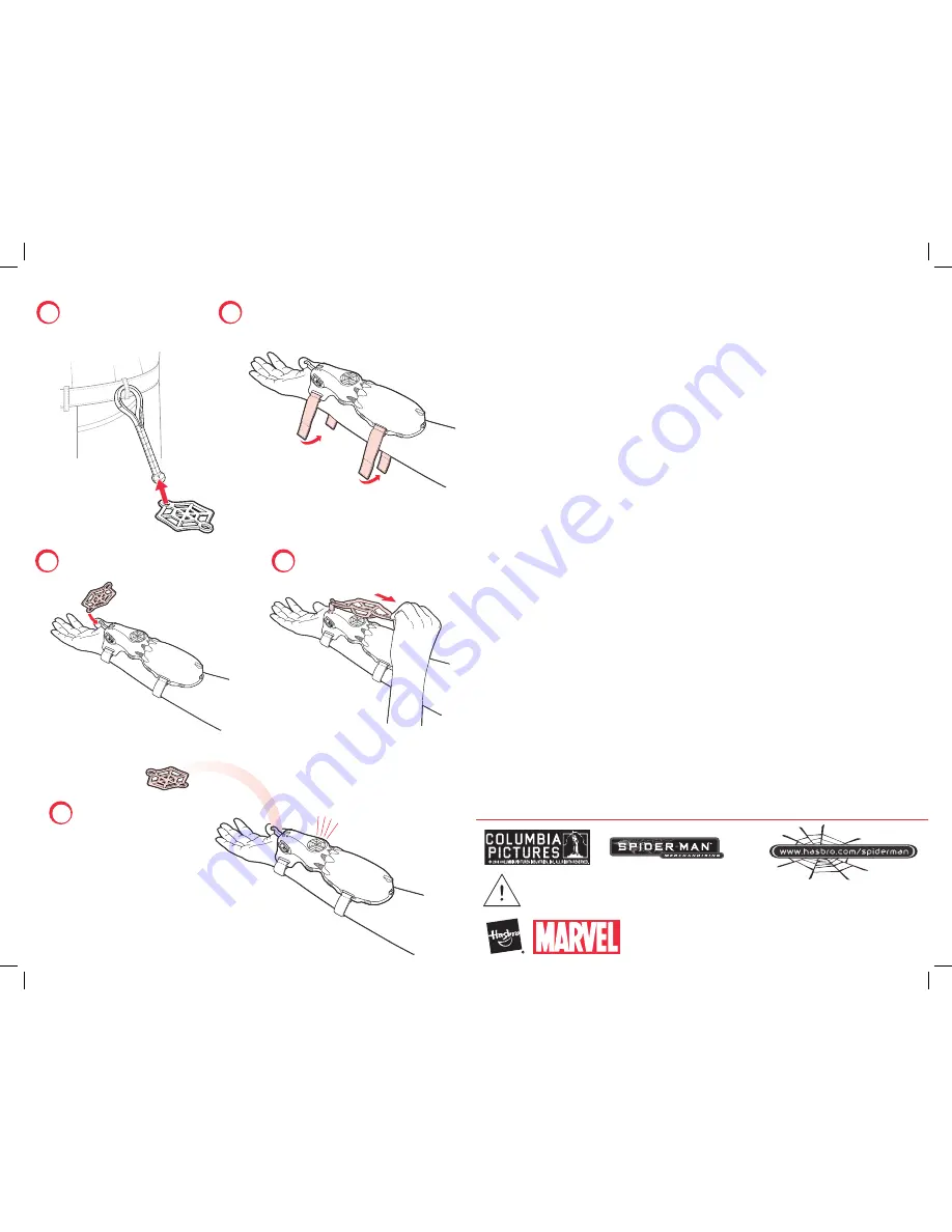 Hasbro Electronic Web Blaster 6669640000 User Manual Download Page 2