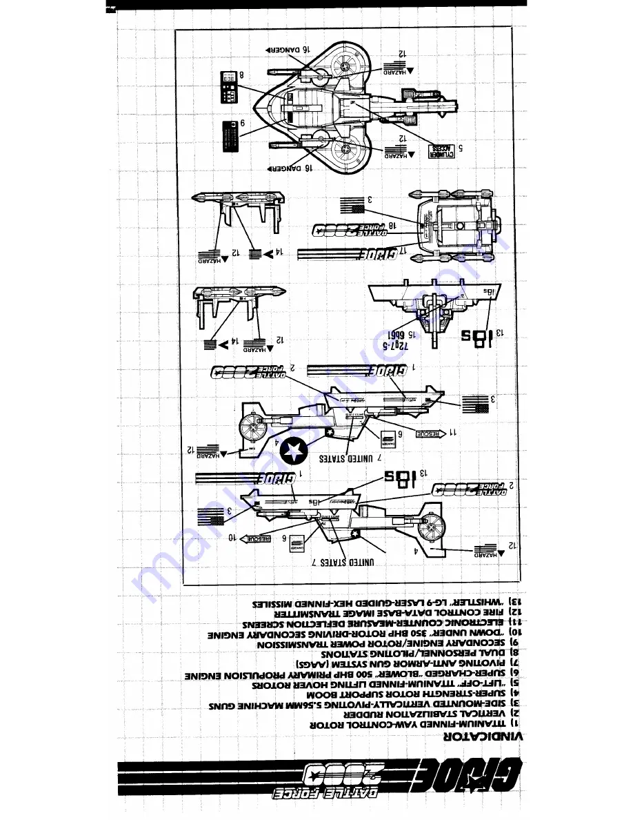 Hasbro G.I.Joe Vindicator Instructions Download Page 3