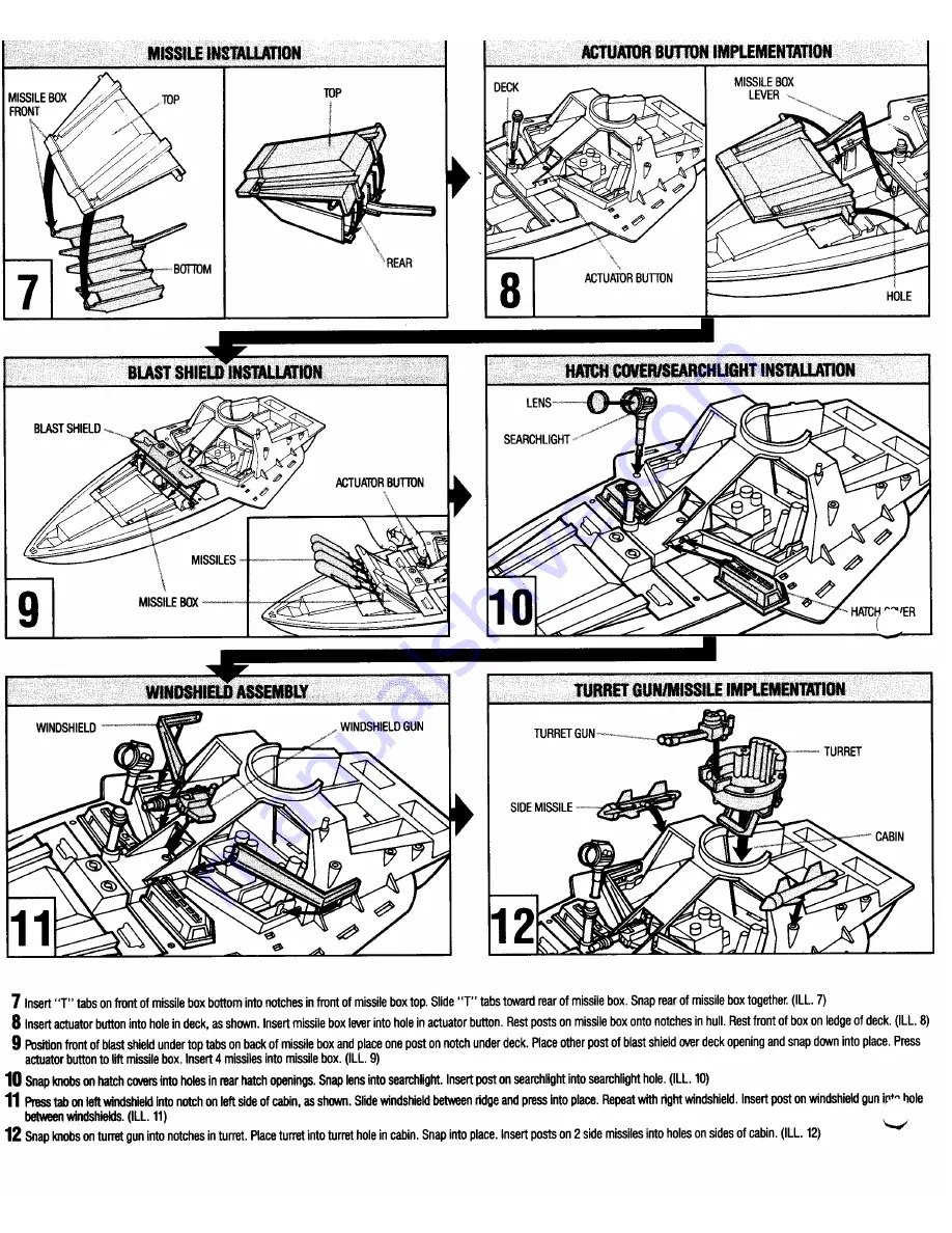 Hasbro GIJoe NightRay Instructions Download Page 2