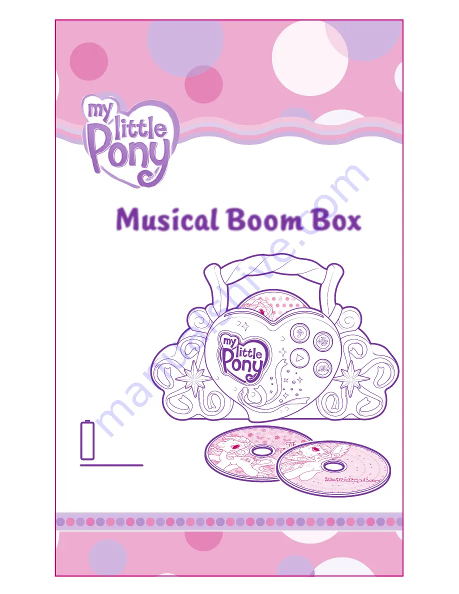 Hasbro My Little Pony GES 3+ Instruction Manual Download Page 1