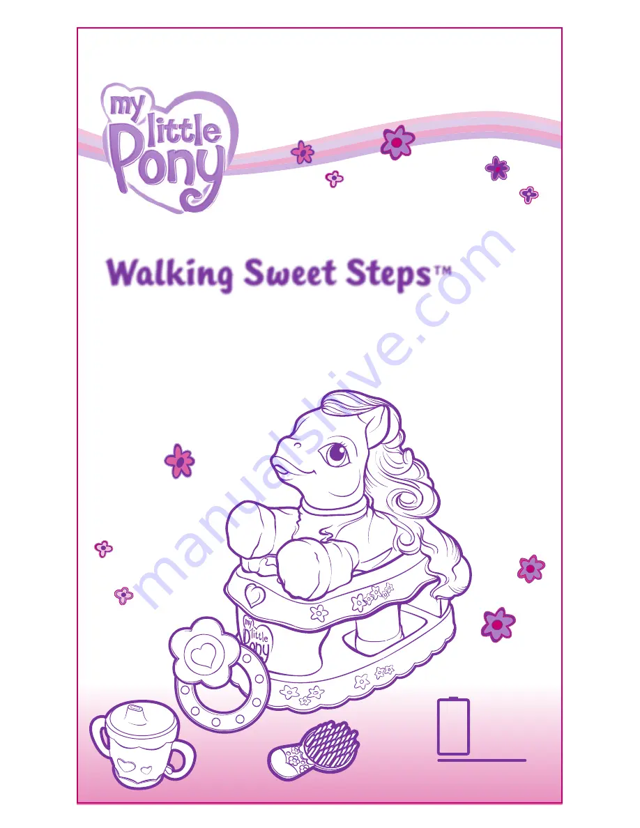 Hasbro My Little Pony Walking Sweet Steps 61984 Instruction Manual Download Page 1