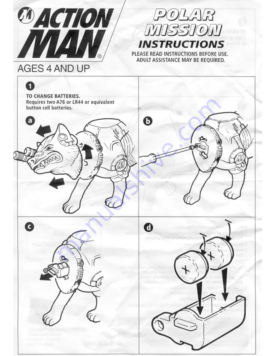 Hasbro Polar Mission Instructions Download Page 1