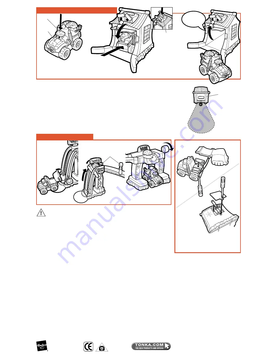 Hasbro Tonka Town Construction Site 90548 Instruction Manual Download Page 2