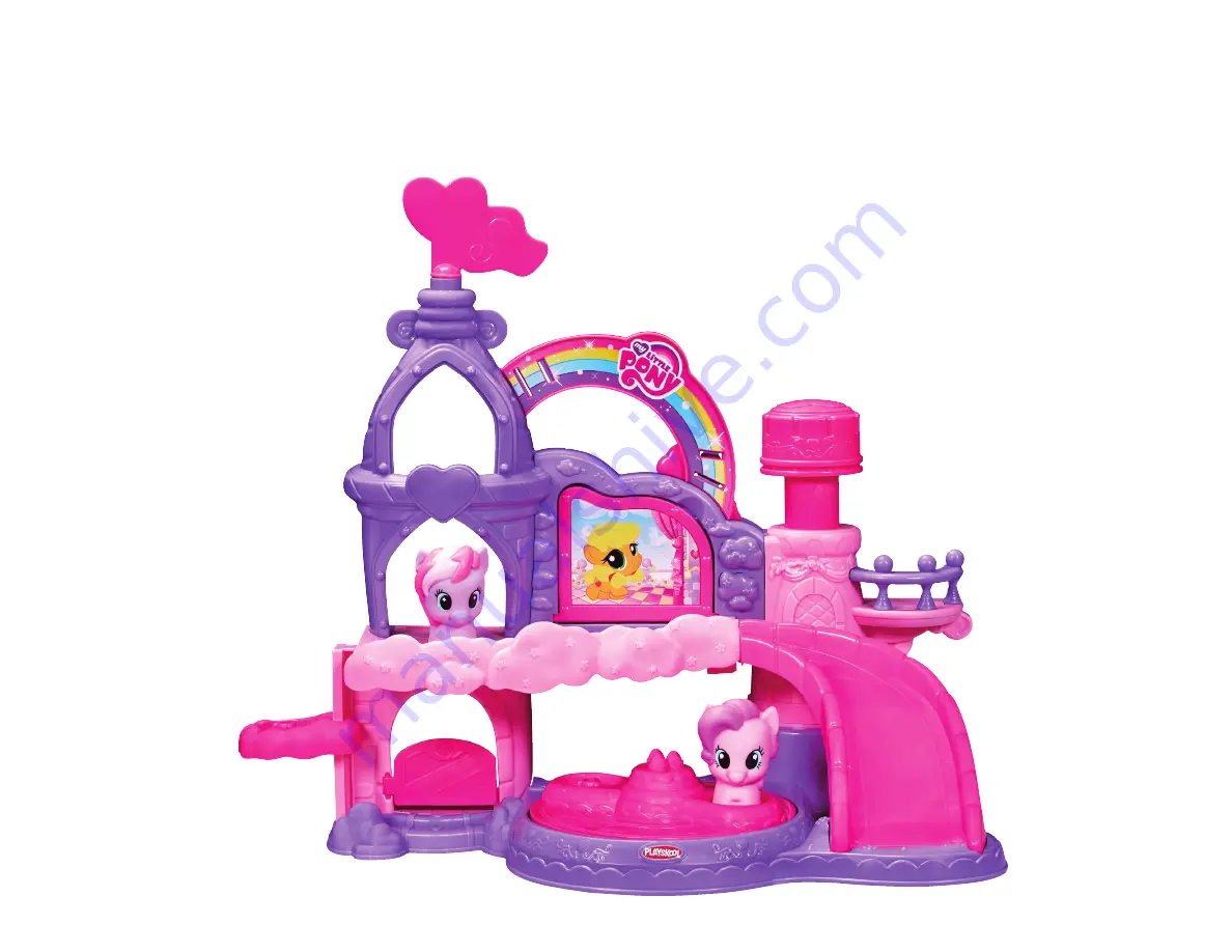 Hasbro TOYBOX Tools Playskool Friends My Little Pony Musical Celebration Castle Manual Download Page 10