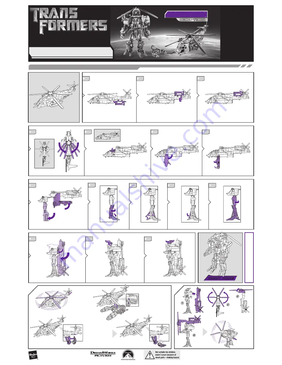 Hasbro Trans Formers 81060 Asst. Скачать руководство пользователя страница 1