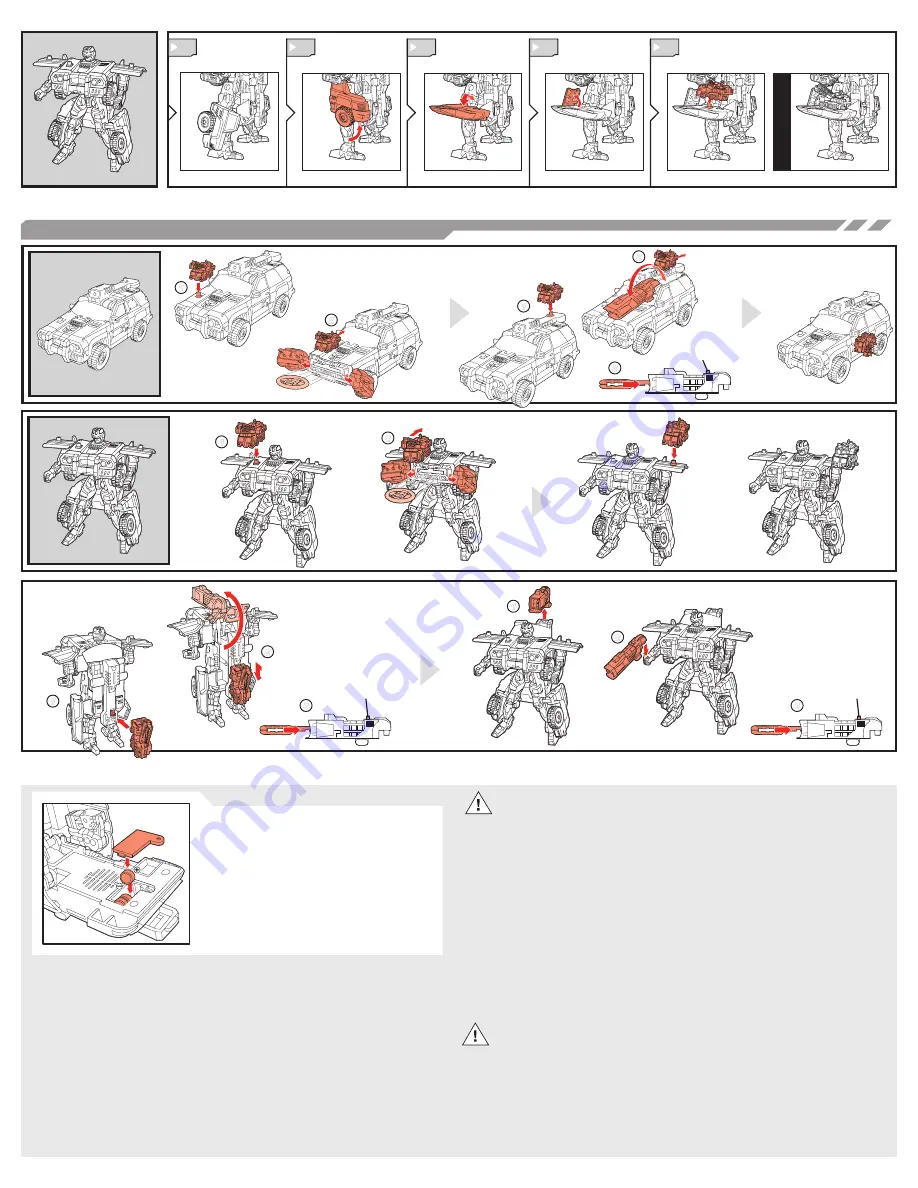 Hasbro Transformers 83749 Instruction Manual Download Page 2