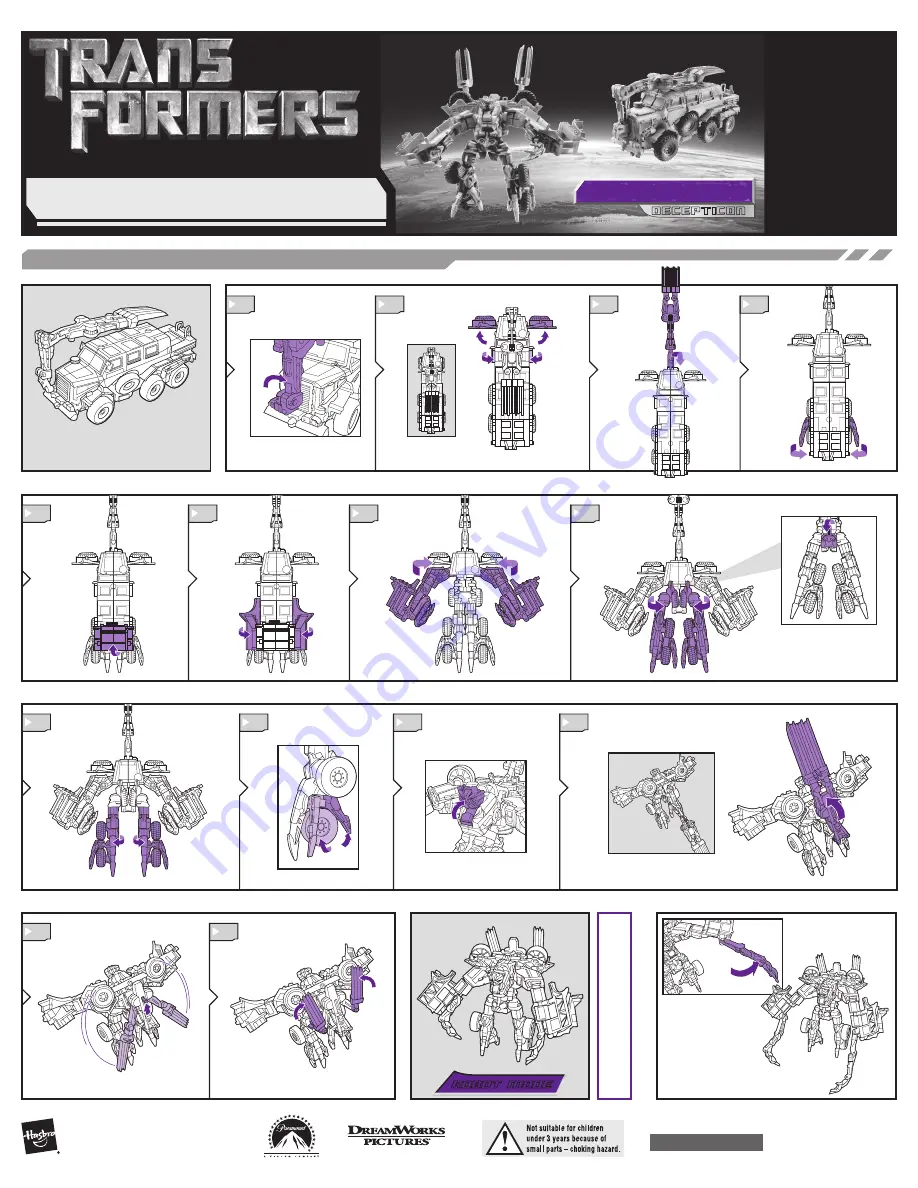 Hasbro Transformers Bonecrusher 81057 Asst. Installation Manual Download Page 1