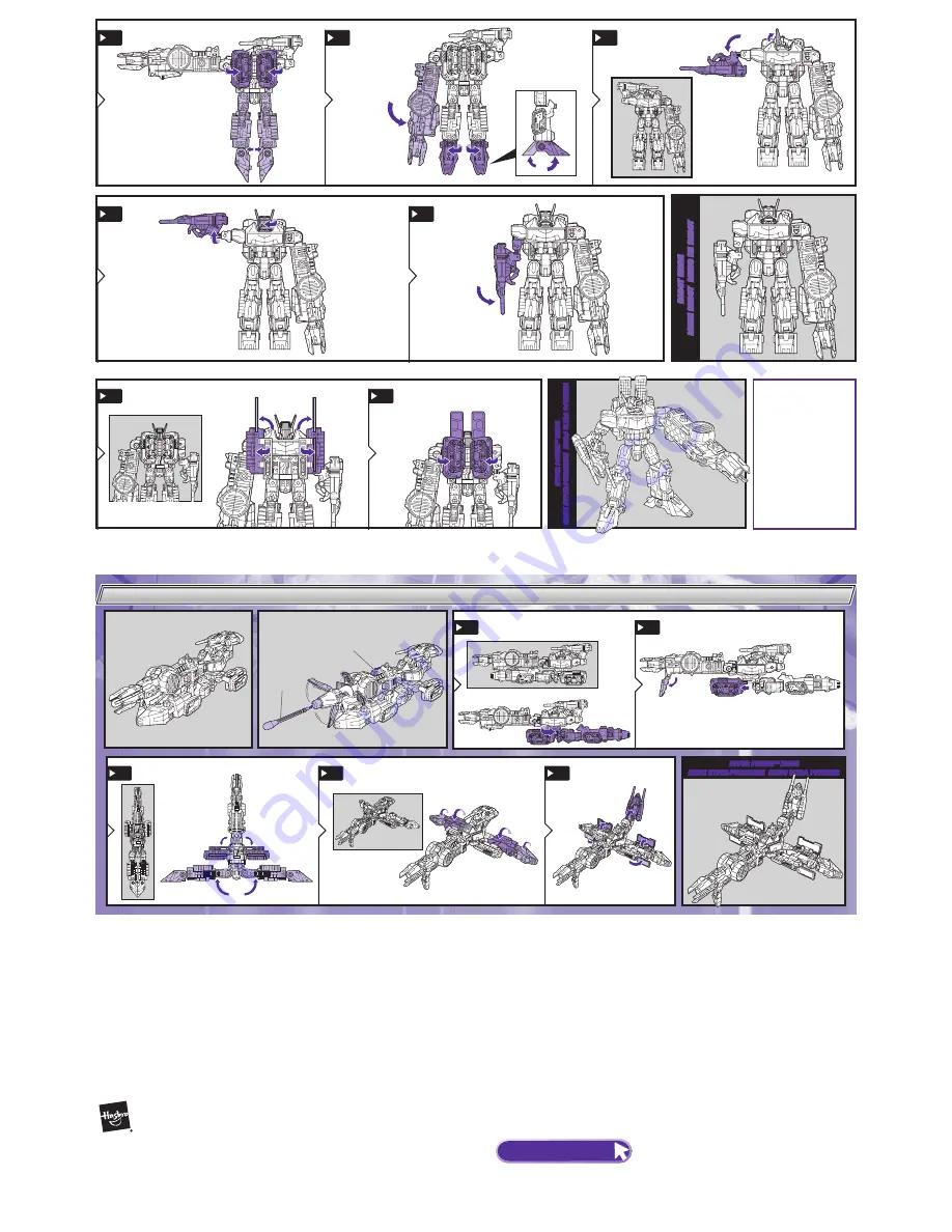 Hasbro Transformers Energon Six Shot 80450 Instruction Manual Download Page 2