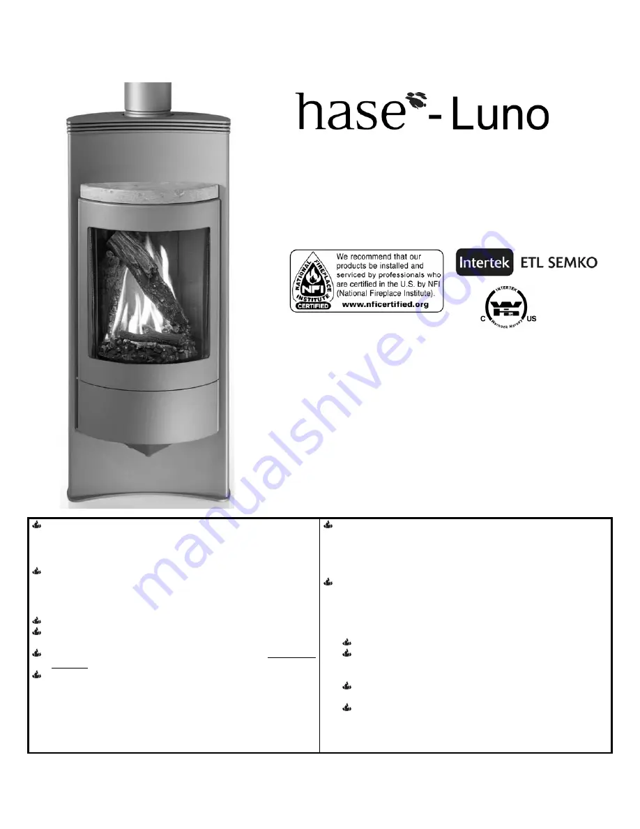 HASE 8160 Owner'S Manual Download Page 1