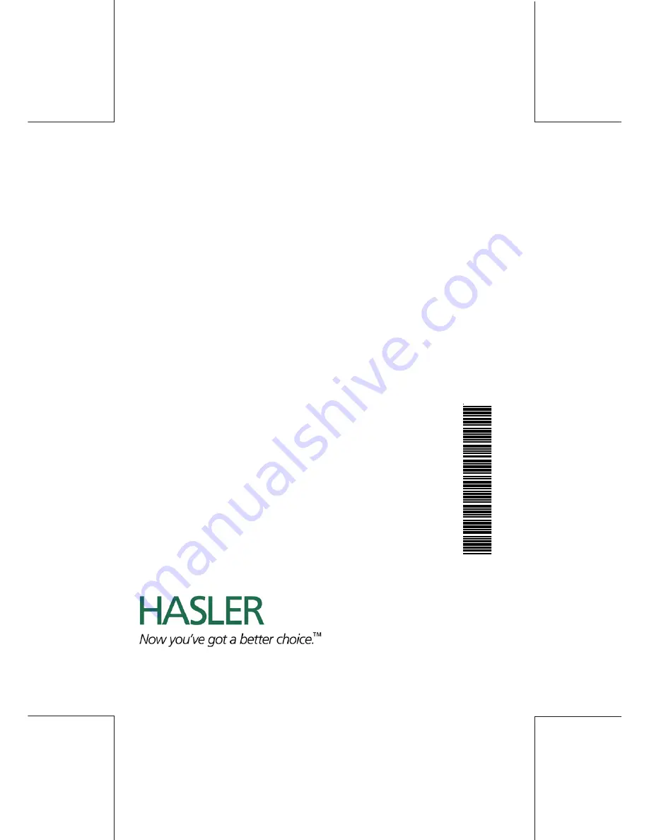 Hasler WJ 110 Manual Download Page 107