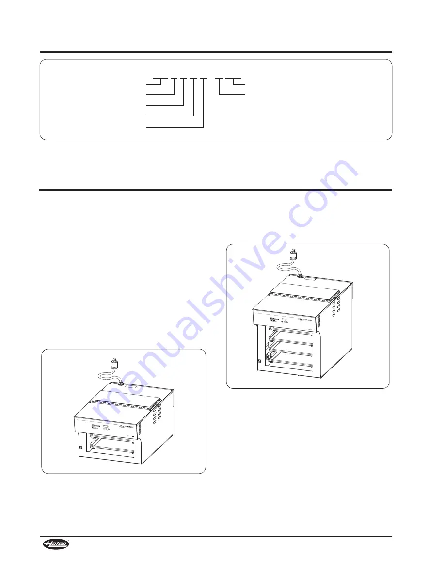 Hatco FLAV-R-SAVOR FS2HAC Series Installation And Operating Manual Download Page 4