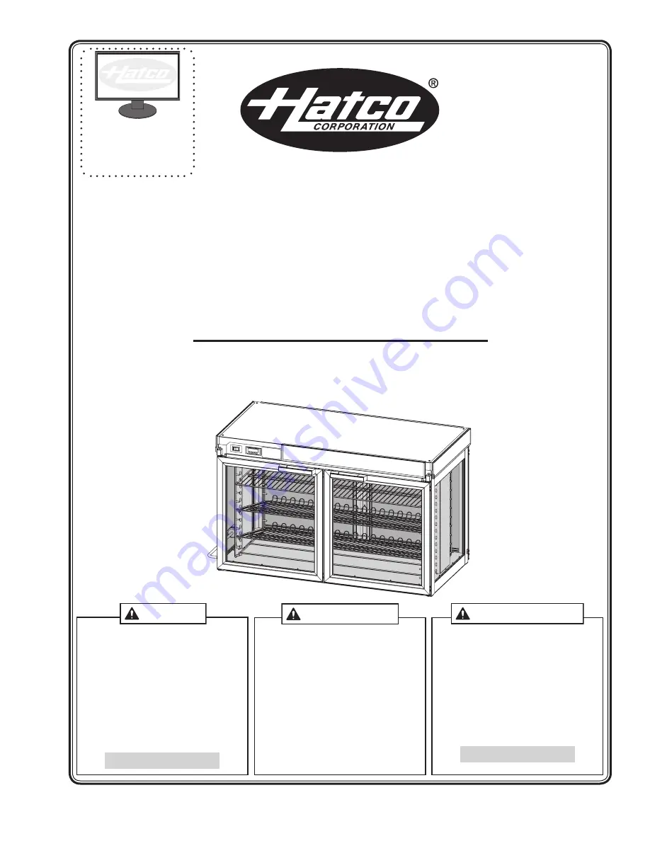 Hatco FLAV-R-SAVOR LFST-48 Installation And Operating Manual Download Page 1