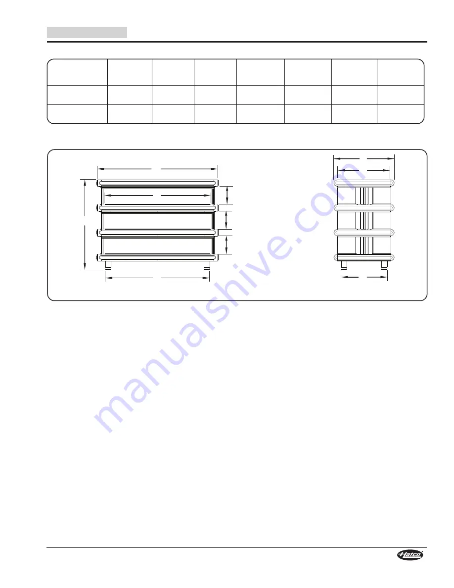 Hatco Glo-Ray GR2SD Series Installation And Operating Manual Download Page 9