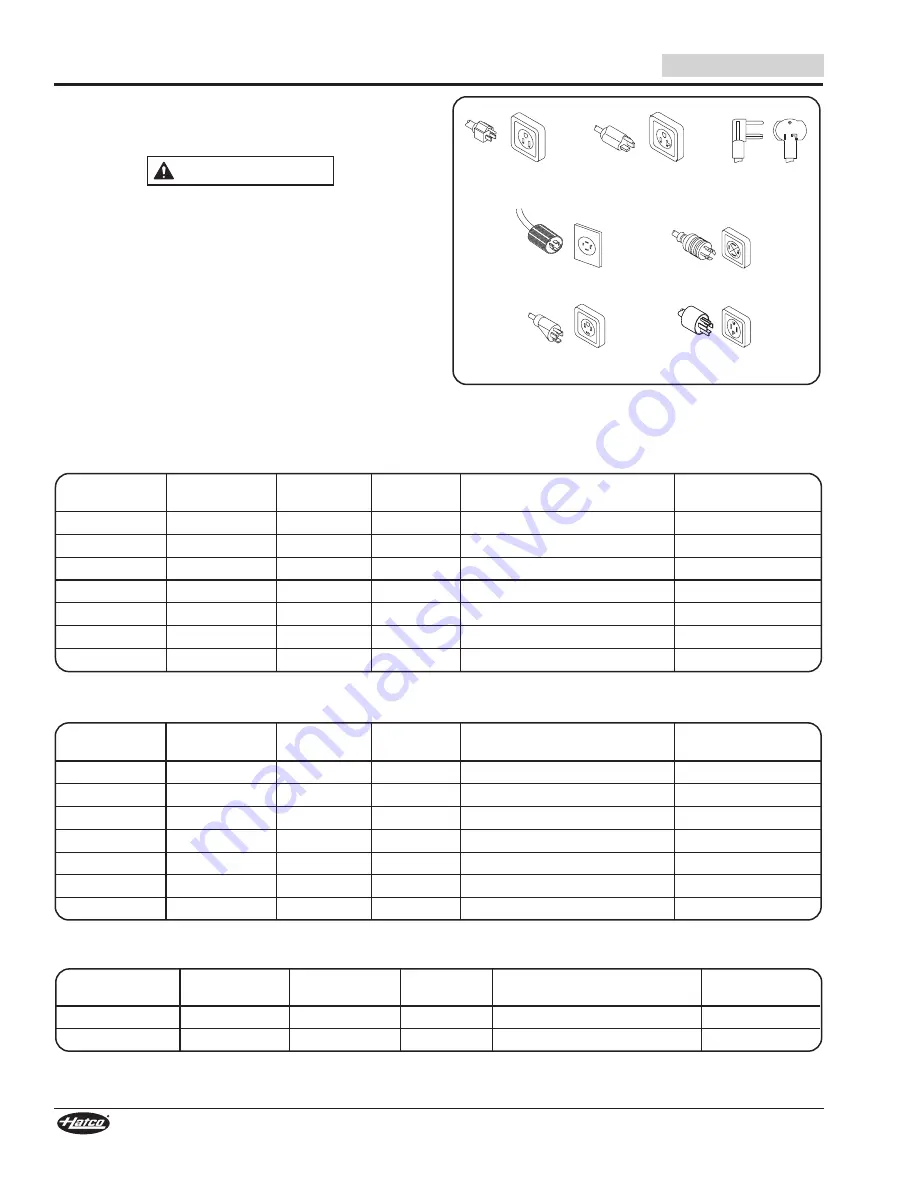 Hatco Glo-Ray GR2SD Series Installation And Operating Manual Download Page 22