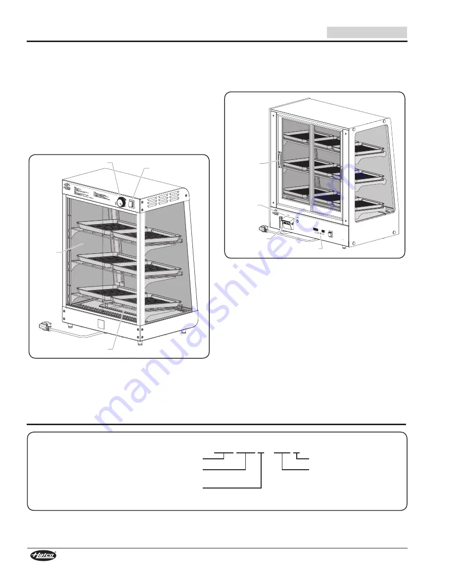 Hatco GLOMAX GMHD-2PT Installation And Operating Manual Download Page 4