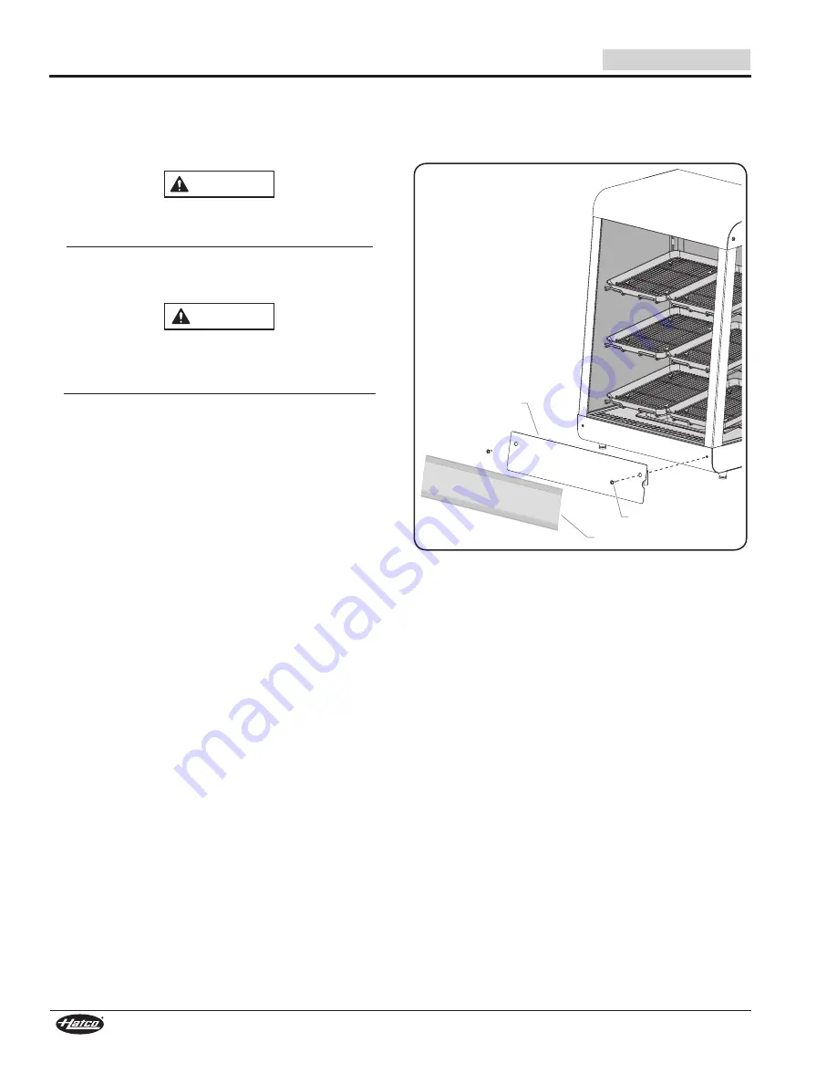 Hatco GLOMAX GMHD-2PT Installation And Operating Manual Download Page 6