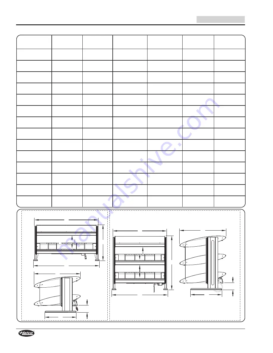 Hatco HXMH Series Installation And Operating Manual Download Page 8