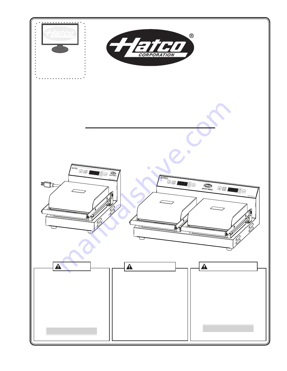 Hatco RWM Series Скачать руководство пользователя страница 1