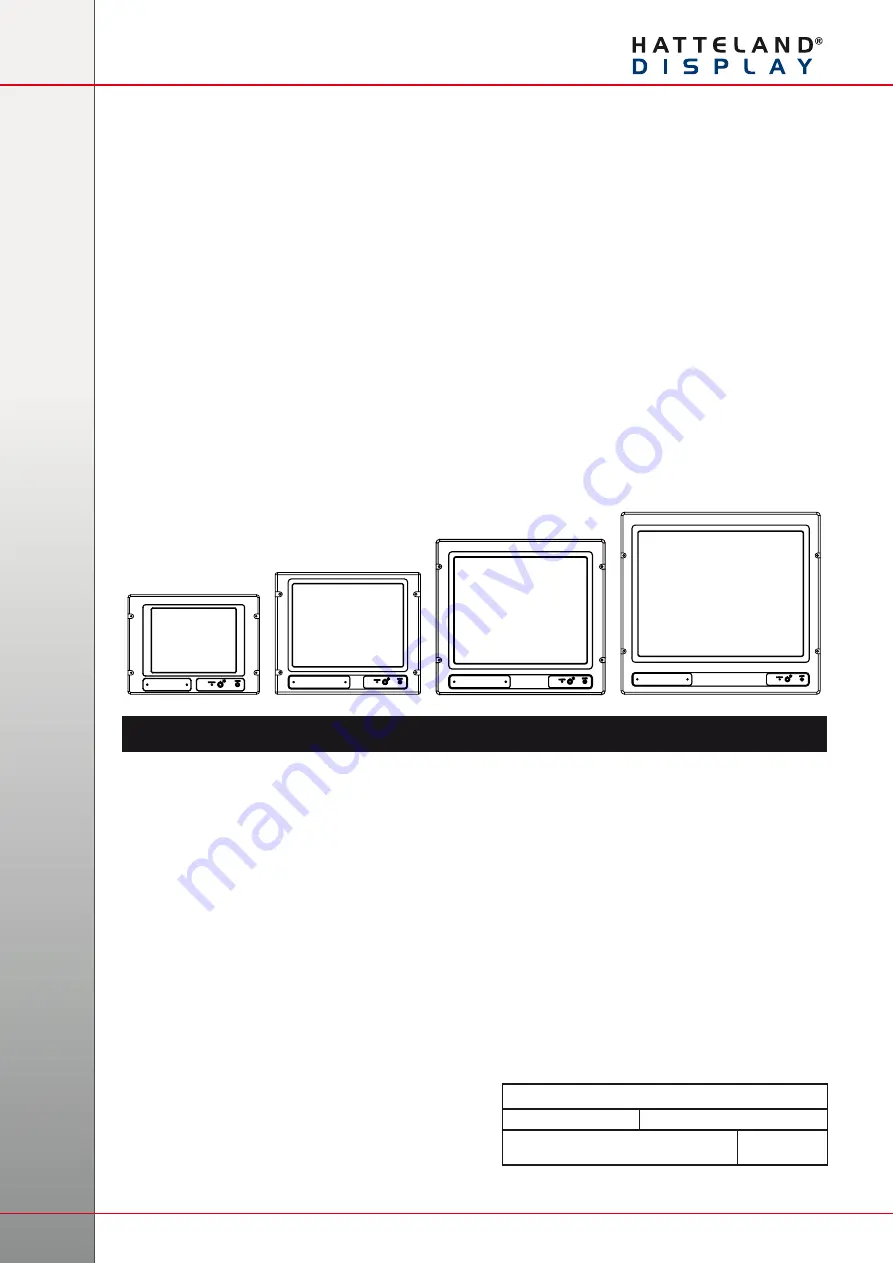 Hatteland JH 10T08 MMC User Manual Download Page 1