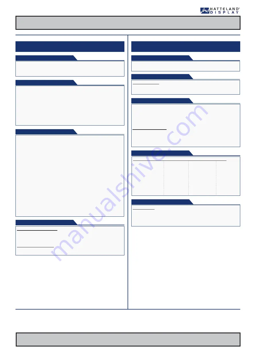 Hatteland JH 12T01 MMC Скачать руководство пользователя страница 20