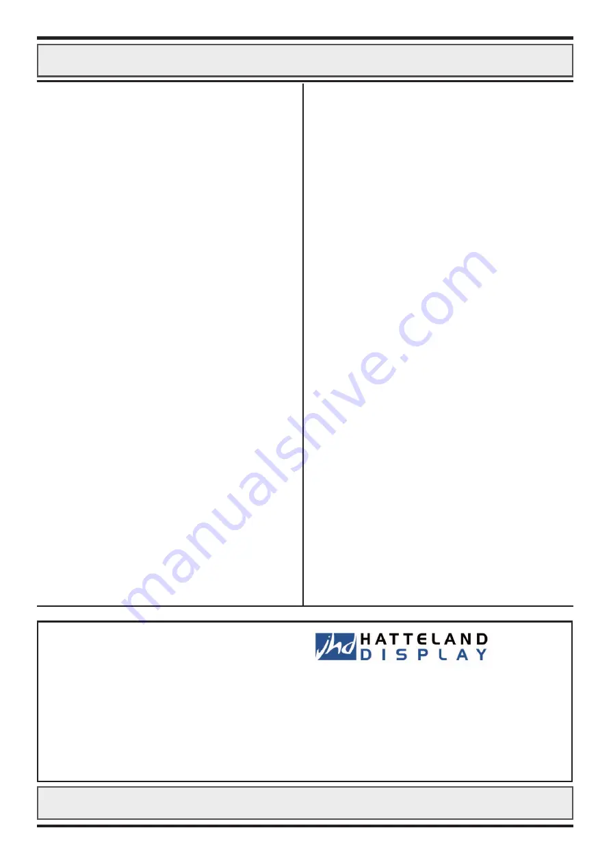 Hatteland JH 15C06 CTX Скачать руководство пользователя страница 13