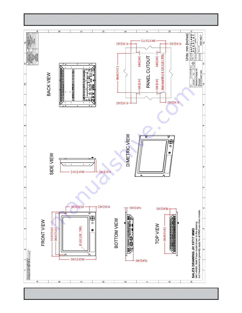 Hatterland Display JH 15T15 MMD-xxx-Axxx Скачать руководство пользователя страница 59