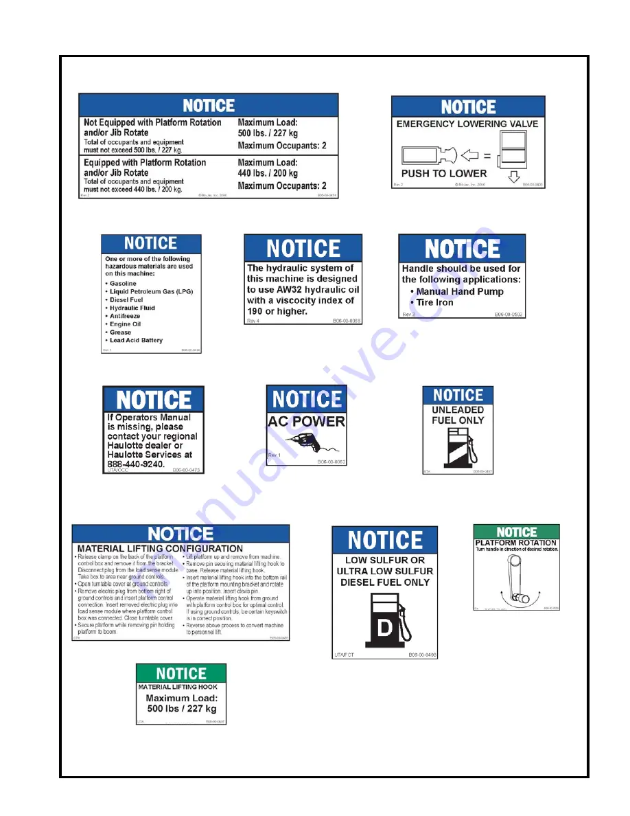 Haulotte Group xlb-4725a Operator'S  Maintenance Manual Download Page 85