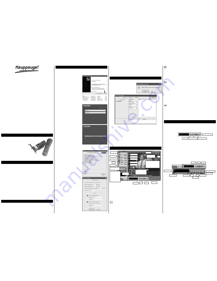 Hauppauge WinTV-NOVA-T-500 Quick Installation Manual Download Page 1