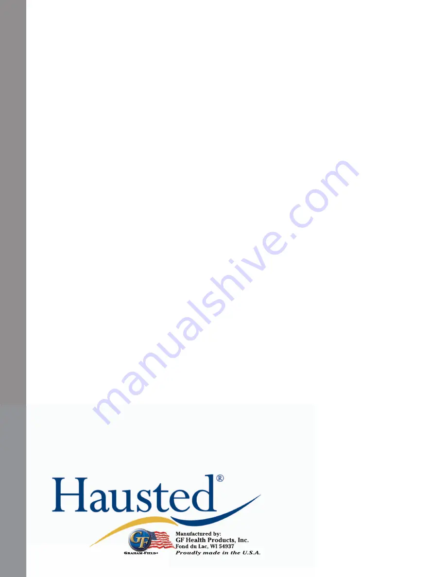 Hausted 4160 Operating Manual Download Page 34