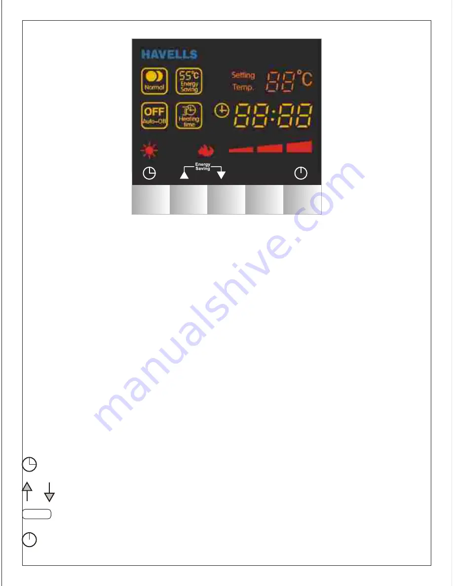 Havells Bello Digital-15 Operating Instructions Manual Download Page 4