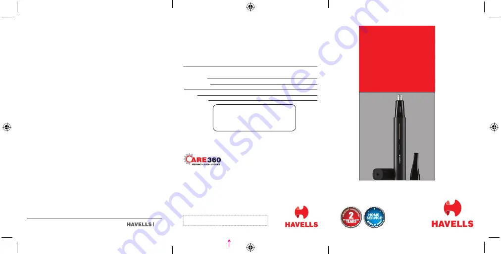 Havells FD5002 Operating Instructions Download Page 1