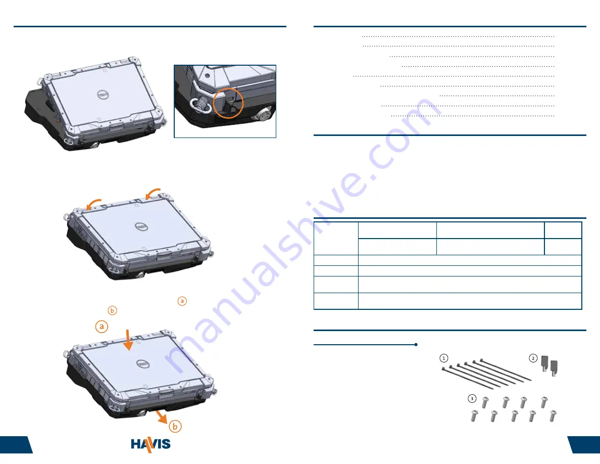 Havis DS-DELL-400 Series Owner'S Manual Download Page 3