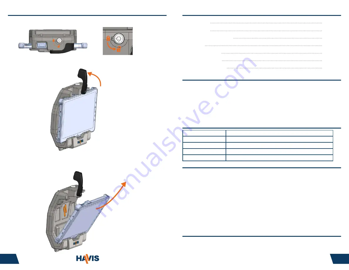 Havis DS-GTC-200 Series Owner'S Manual Download Page 3