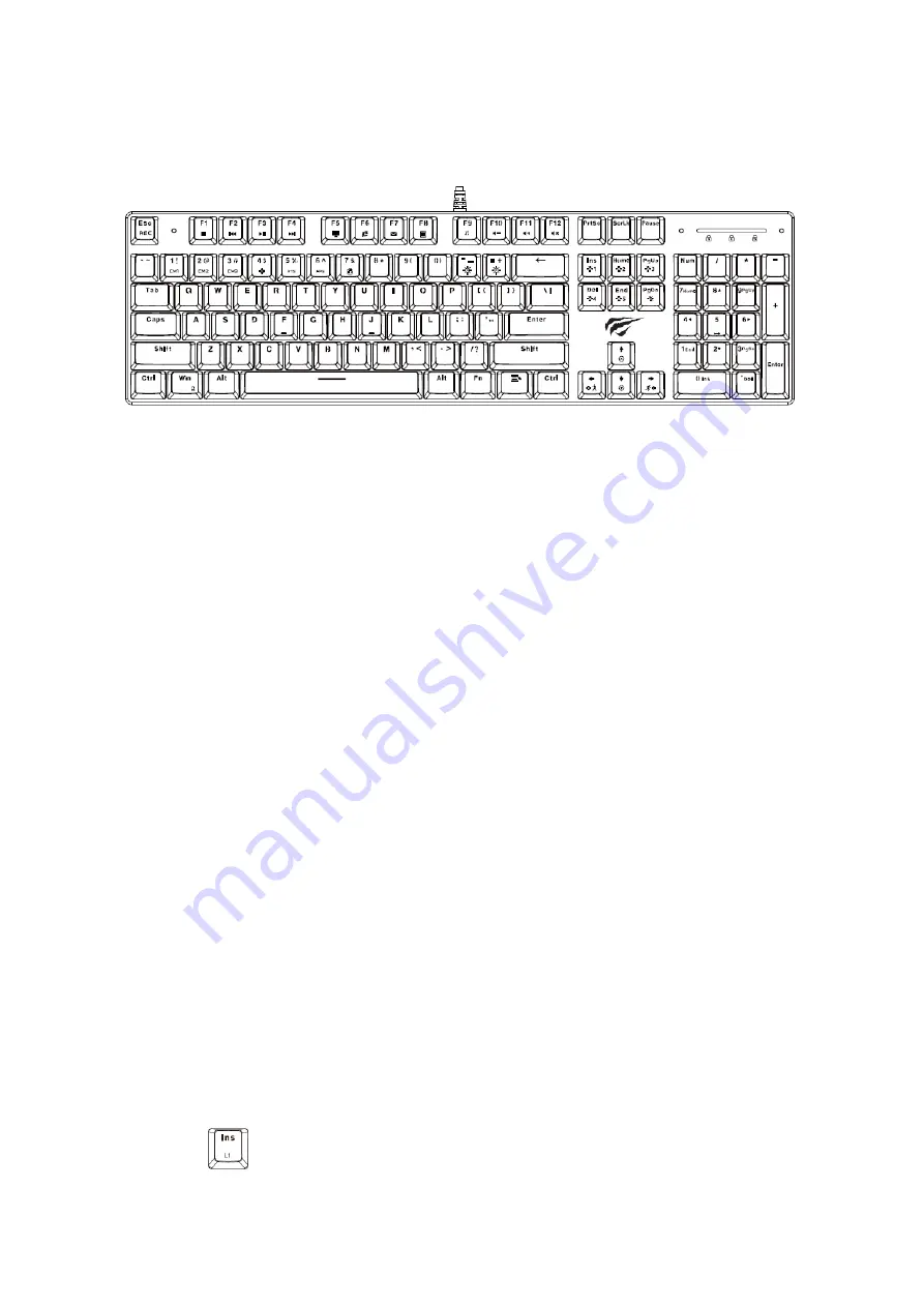 Havit KB863CM Скачать руководство пользователя страница 3