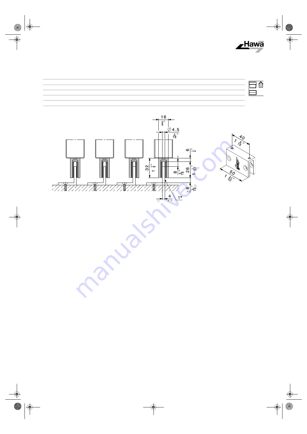 hawa HAWA-Frontslide 100/matic-Telescopic 4 Planning And Installation Instructions Download Page 23