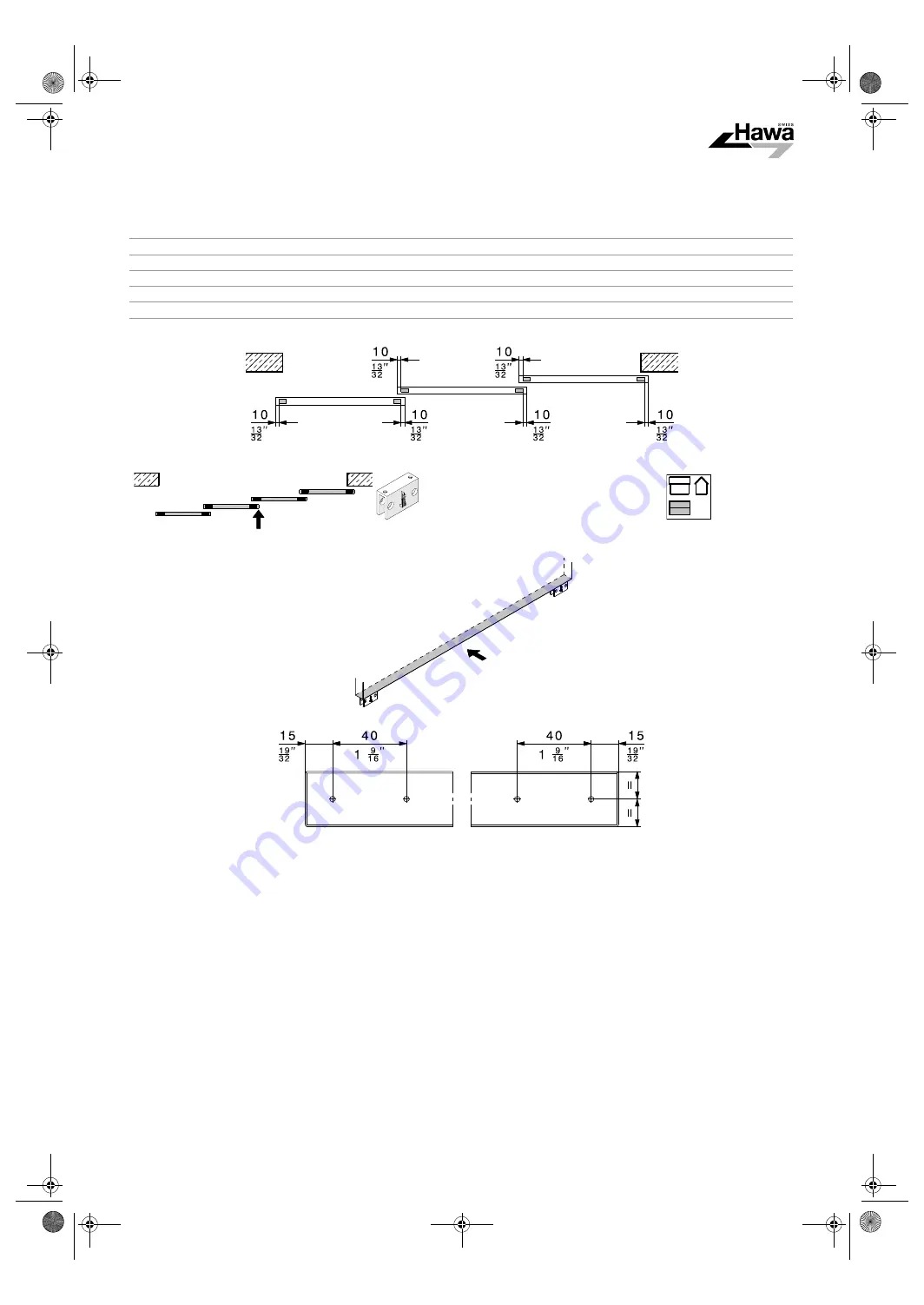 hawa HAWA-Frontslide 100/matic-Telescopic 4 Planning And Installation Instructions Download Page 30