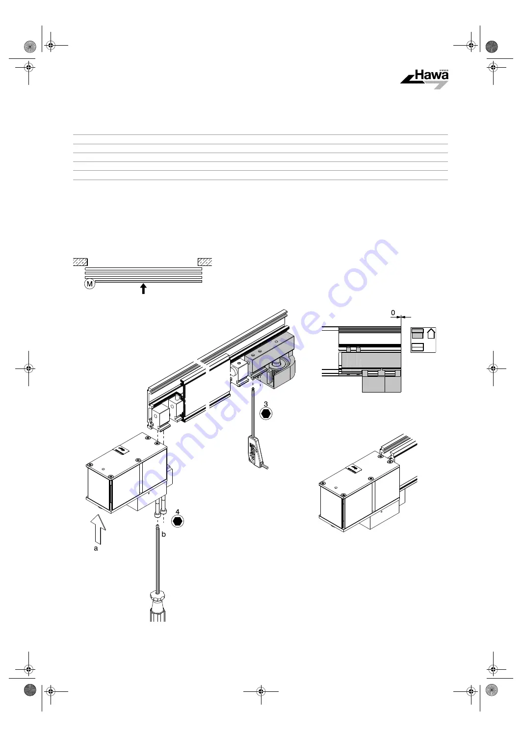 hawa HAWA-Frontslide 100/matic-Telescopic 4 Planning And Installation Instructions Download Page 37