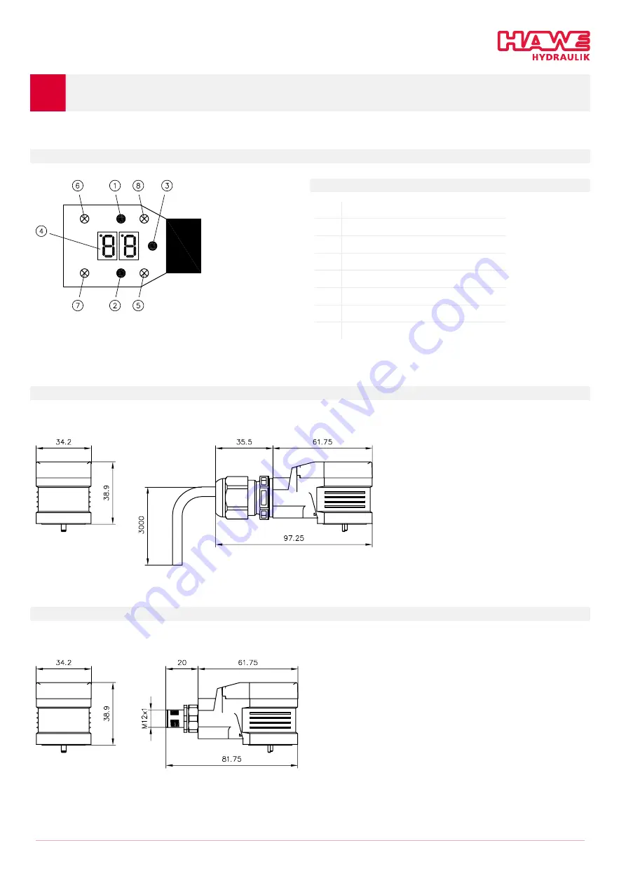 HAWE Hydraulik EV2 S-CAN-DG-L3K Product Documentation Download Page 9