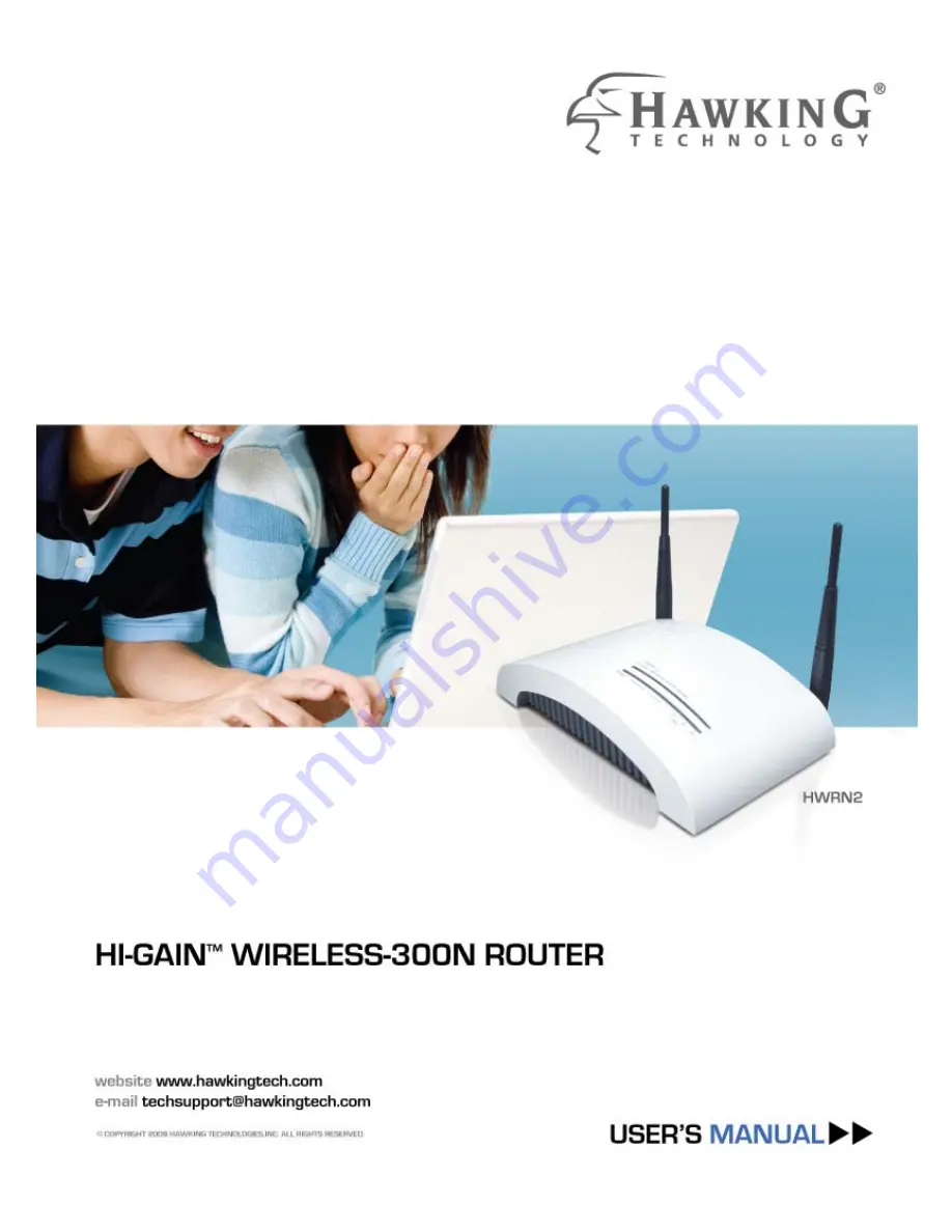 Hawking HWRN2 User Manual Download Page 1