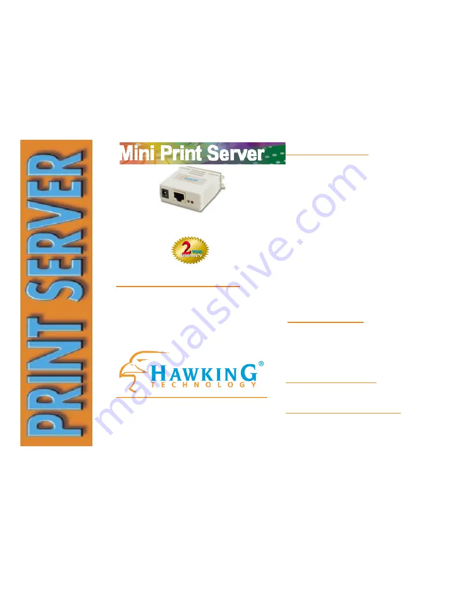 Hawking PN6125 Specifications Download Page 1