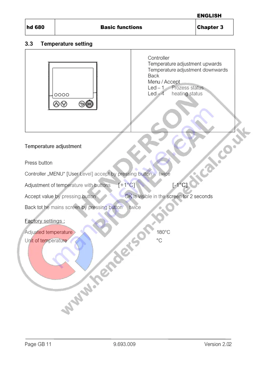 hawo hd 680 DE Instruction Manual Download Page 11