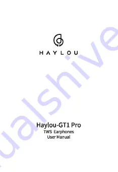 Haylou GT1 Pro Скачать руководство пользователя страница 1