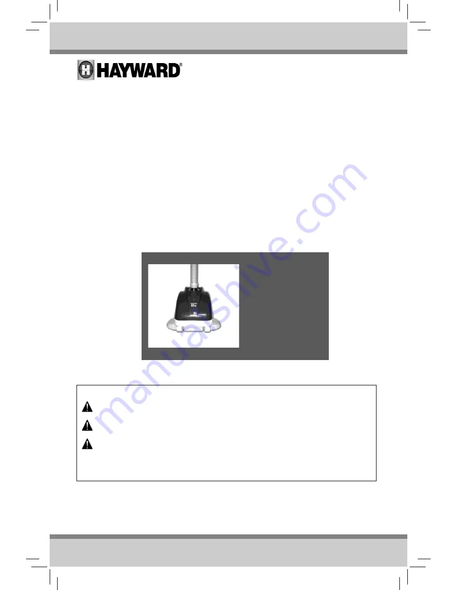 Hayward Blu Important Safety Instructions Manual Download Page 1