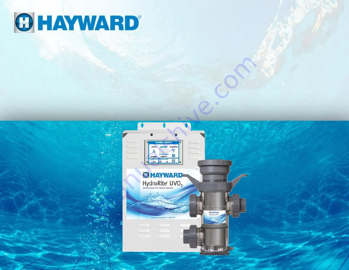 Hayward hydrorite uvo3 Скачать руководство пользователя страница 52