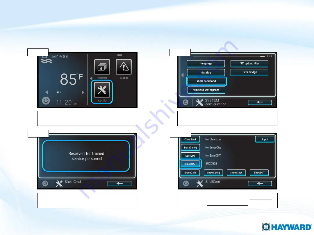 Hayward OmniLogic HTG-OL150c How-To Manual Download Page 12