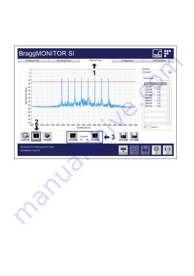 HBK BraggMETER SI Quick Start Manual Download Page 14