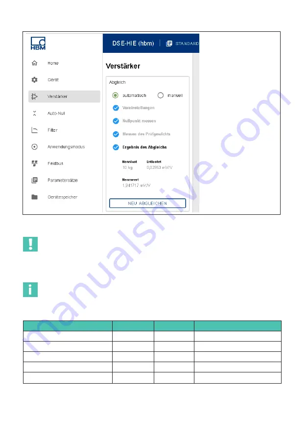 HBK DSE Operating Manual Download Page 151