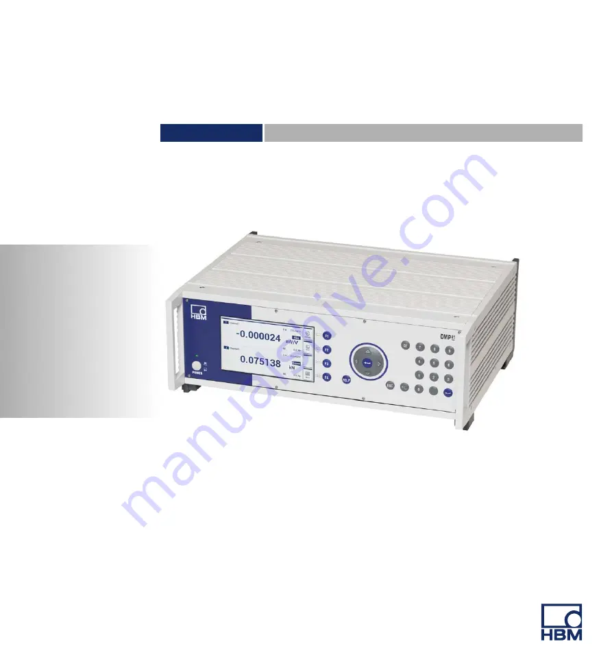 HBM DMP41 Interface Description Download Page 1