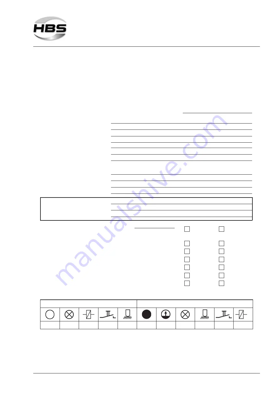 HBS 94-31-412C Operating Manual Download Page 59