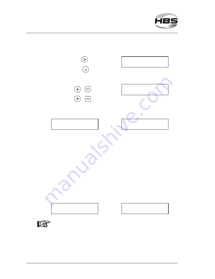 HBS CDM 3201 Operating Manual Download Page 36